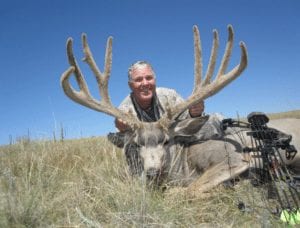 A great archery velvet mule deer taken in New Mexico
