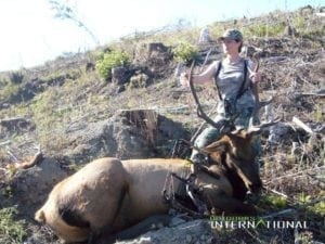 Roosevelt archery elk hunting in Oregon can be difficult, but his archery-only elk hunt has a 75% success rate!