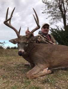 Monster whitetail buck
