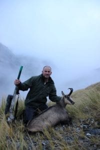 This is a wilderness, New Zealand chamois hunt based form a tent camp.