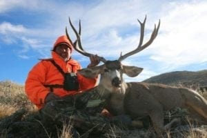 A unique crab claw buck