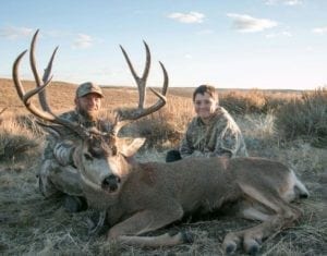 We only harvest a few mule deer off of each ranch in order to maintain strong populations so book the hunts quickly as the spots fill fast.