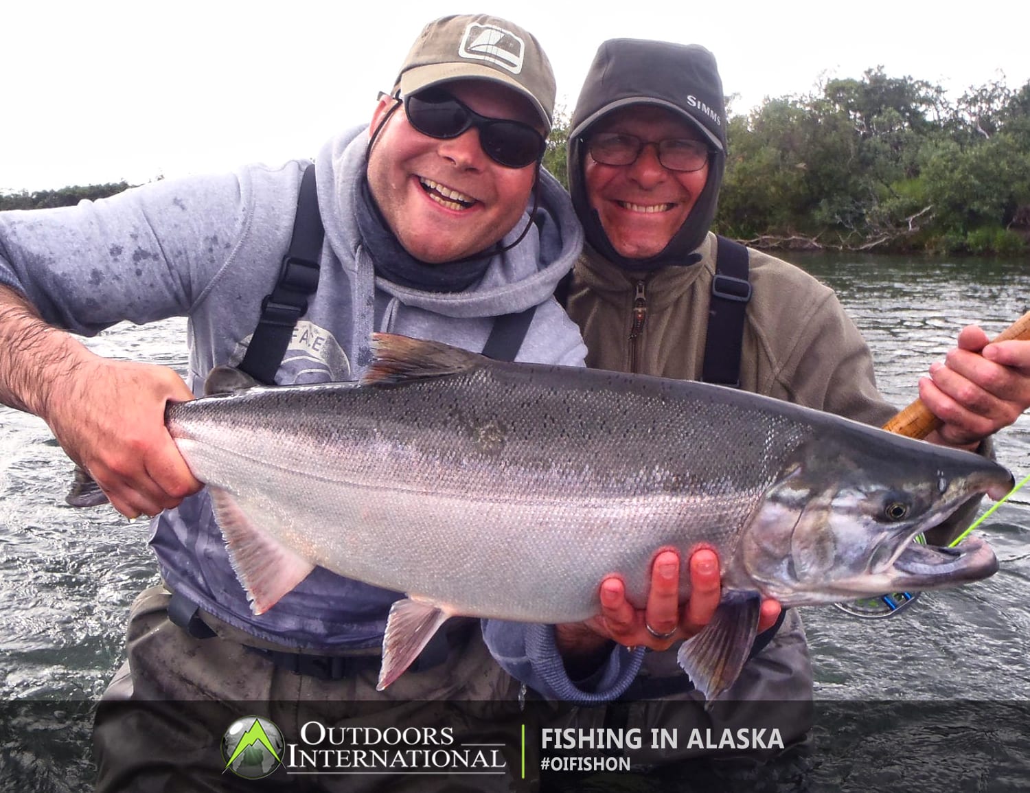 Salmon fishing in Alaska