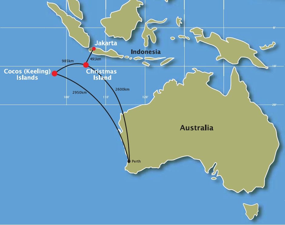 Christmas Island Map