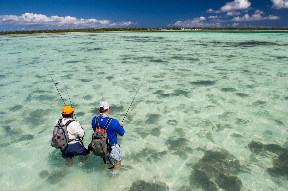 Christmas Island Fly Fishing on the flats