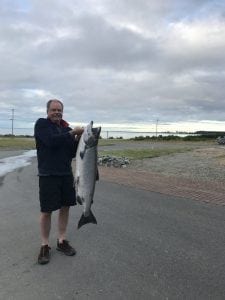 In the afternoon you will drop some crab pots and then head out to catch some Halibut.