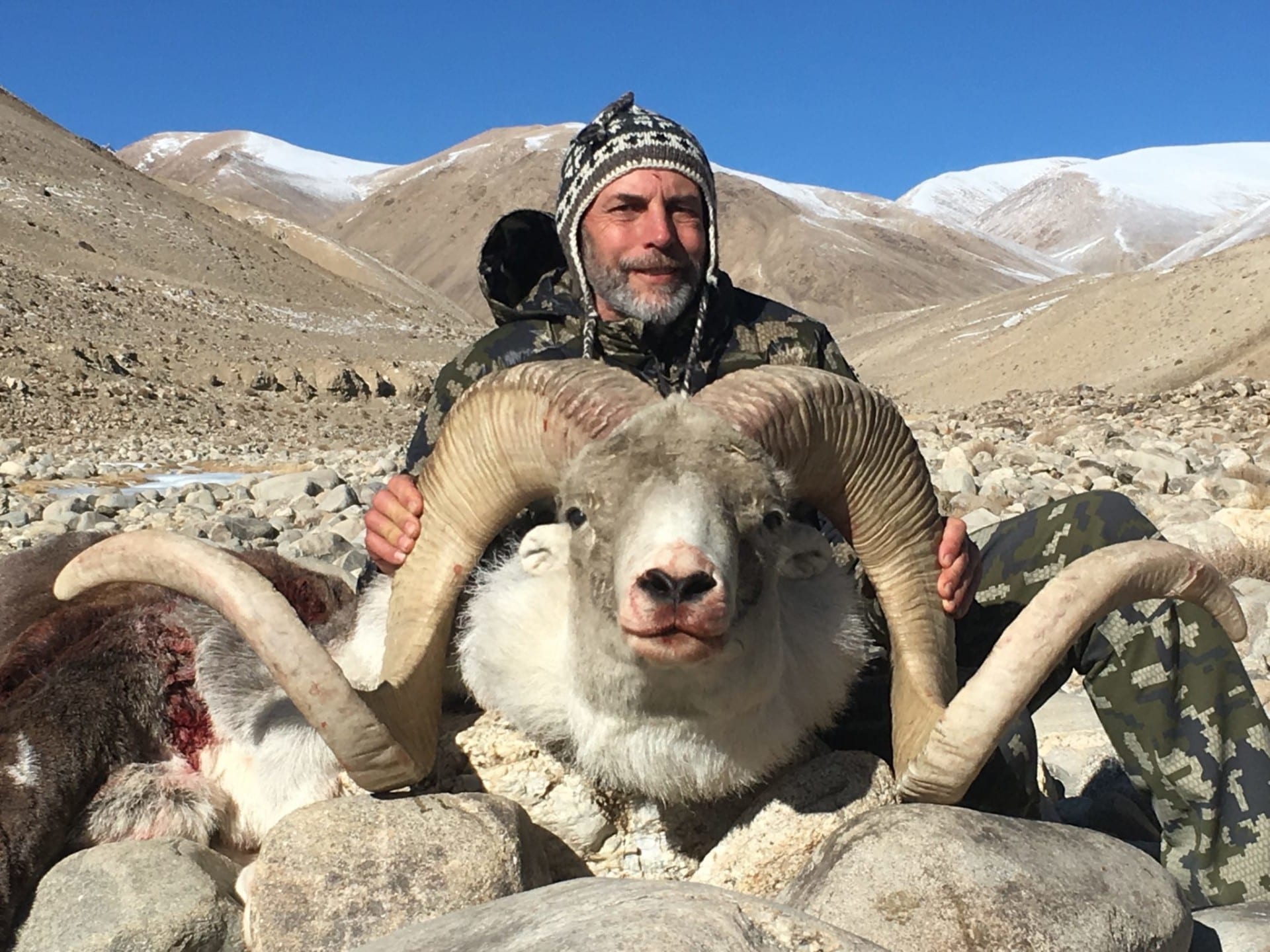 Mark Clyde with a huge 60 inch Marco Polo ram.