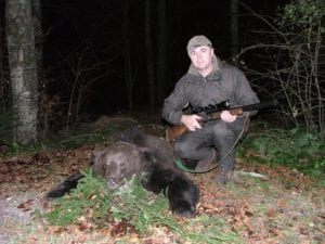 You will sometimes hunt at night, which is legal in Croatia.