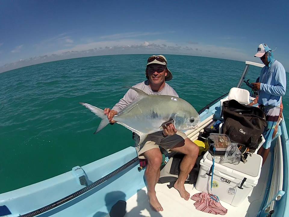 Kent goodman with a huge permit