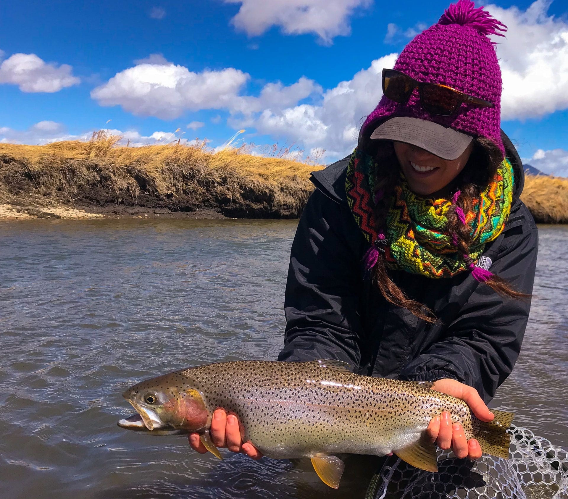Trophy rainbows measuring over 20” are the prize of the “Gunny”. The river also boasts a very healthy brown trout population with many fish eclipsing the 20” mark.
