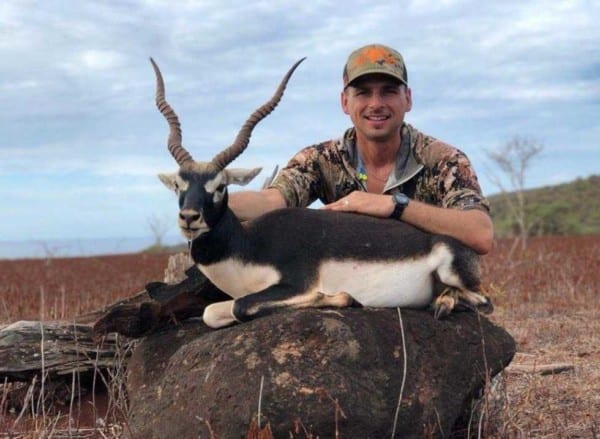 A great Hawaii blackbuck taken on Molokai island