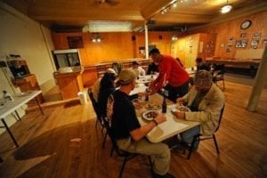South Fork Outfitters dining area