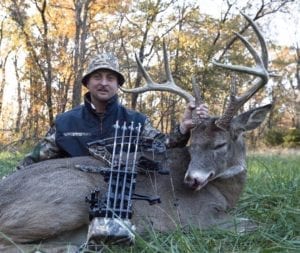 Archery whitetail deer trophy