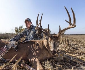 Trophy whitetail deer taken with South Fork Outfitters