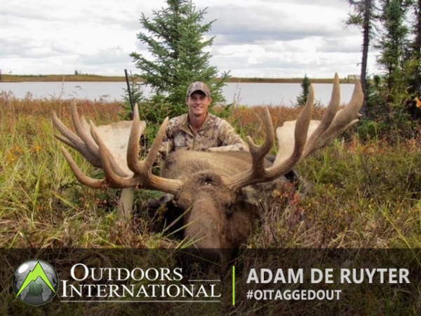 Our worries of not seeing any moose vanished when we called in two 50” bulls 20 minutes after getting our camp set up!