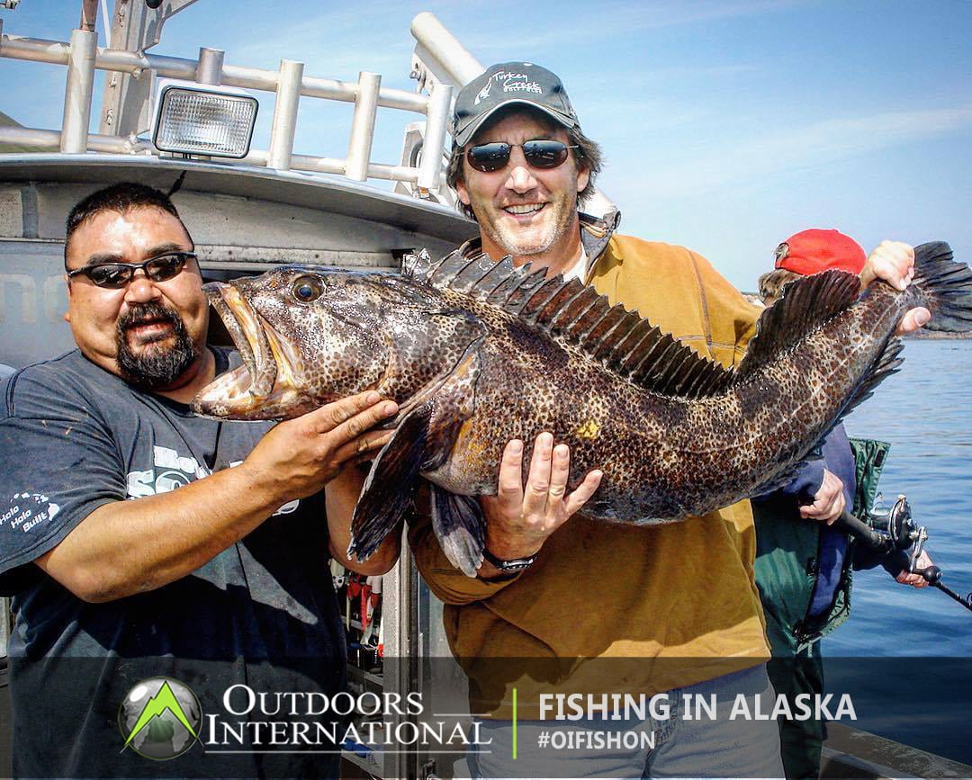 The lingcod fishing on Kodiak Island is spectacular