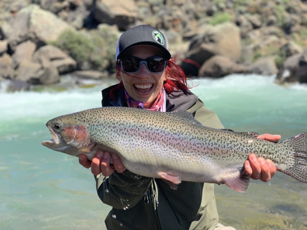 Outdoors International Podcast: Fly Fishing for Giant Rainbow Trout in  Argentina on Stobel Lake