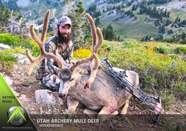 Patrick Kissel with his 192 Utah Archery Mule Deer