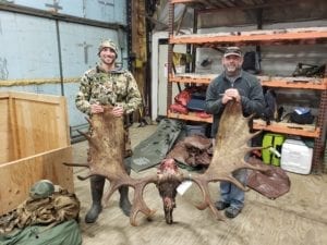 Russ and Kyle at the hanger