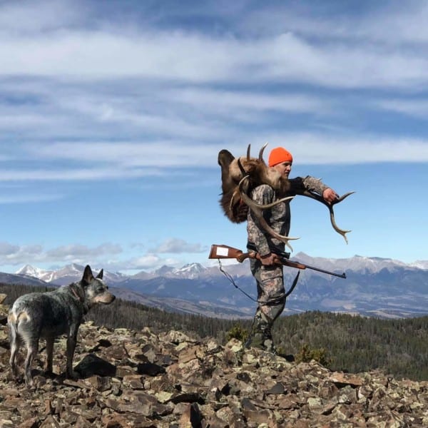 Packing out an elk