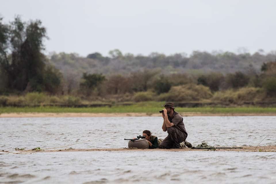 Hunting crocodiles in Mozambique