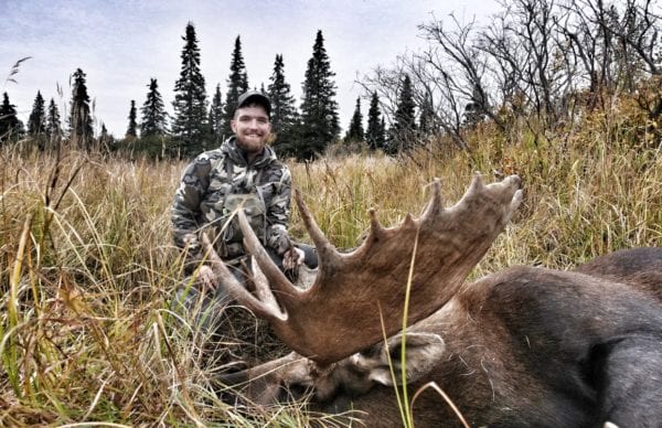 Russel with his bull moose