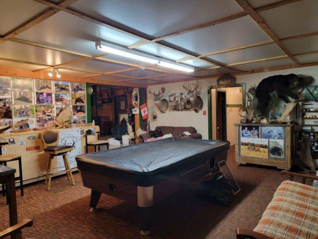 Game room at the lodge