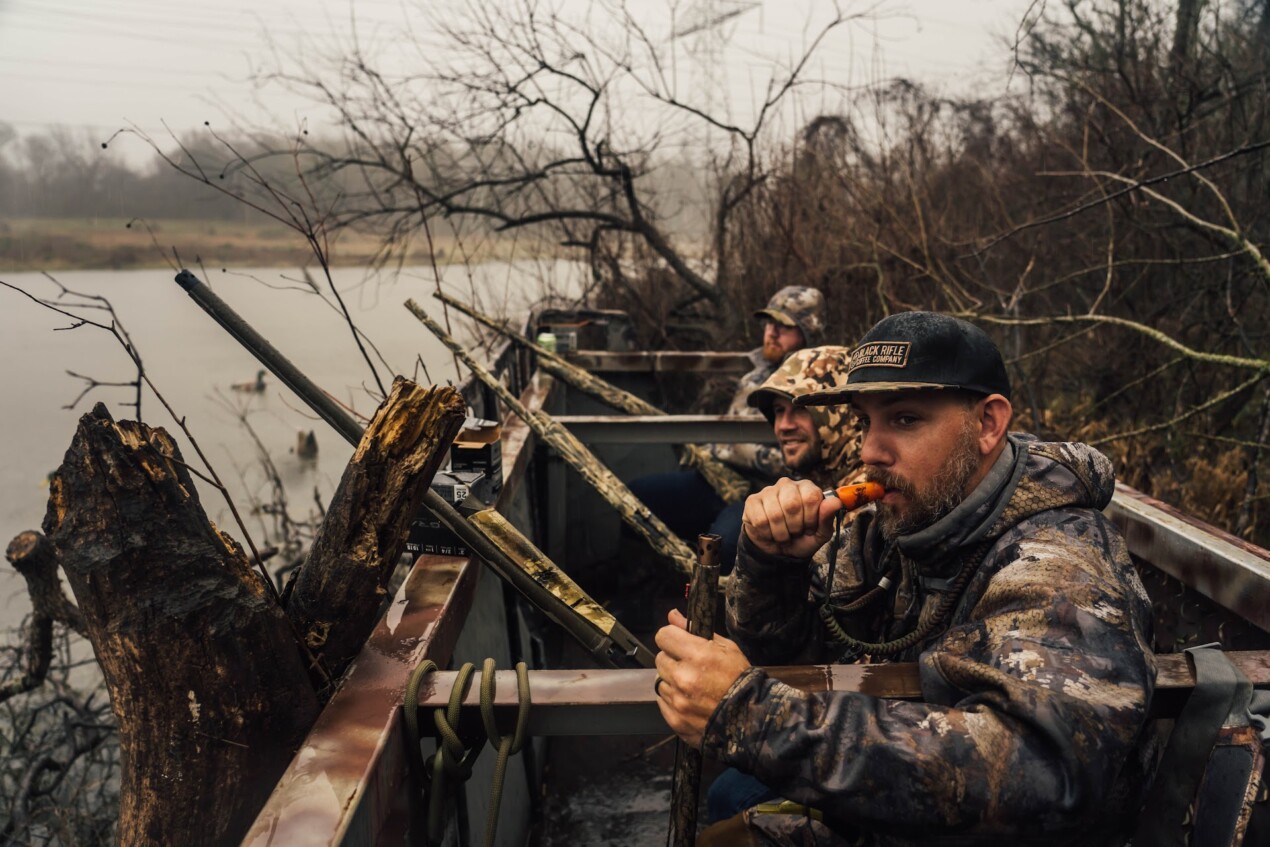 East Texas waterfowl hunting lodge.